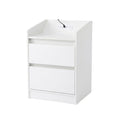 Bedside Table Nightstand with Charging Station