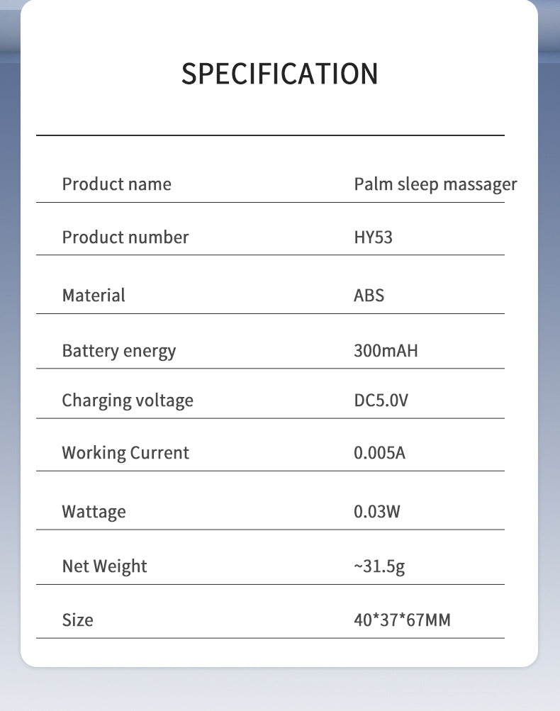 Handheld Microcurrent Sleep Aid Device – White