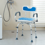 360° Swivel Shower Chair with Pivoting Arms – 400lbs