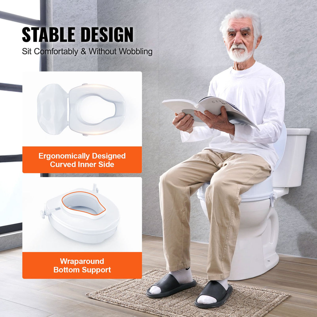 Raised Toilet Seat – 100 mm